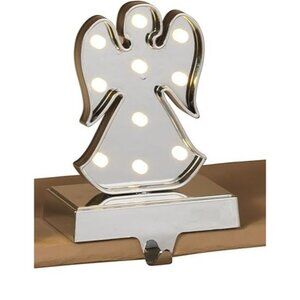 Sterling 7"h B/o Lighted Holiday Stocking Holder - Angel